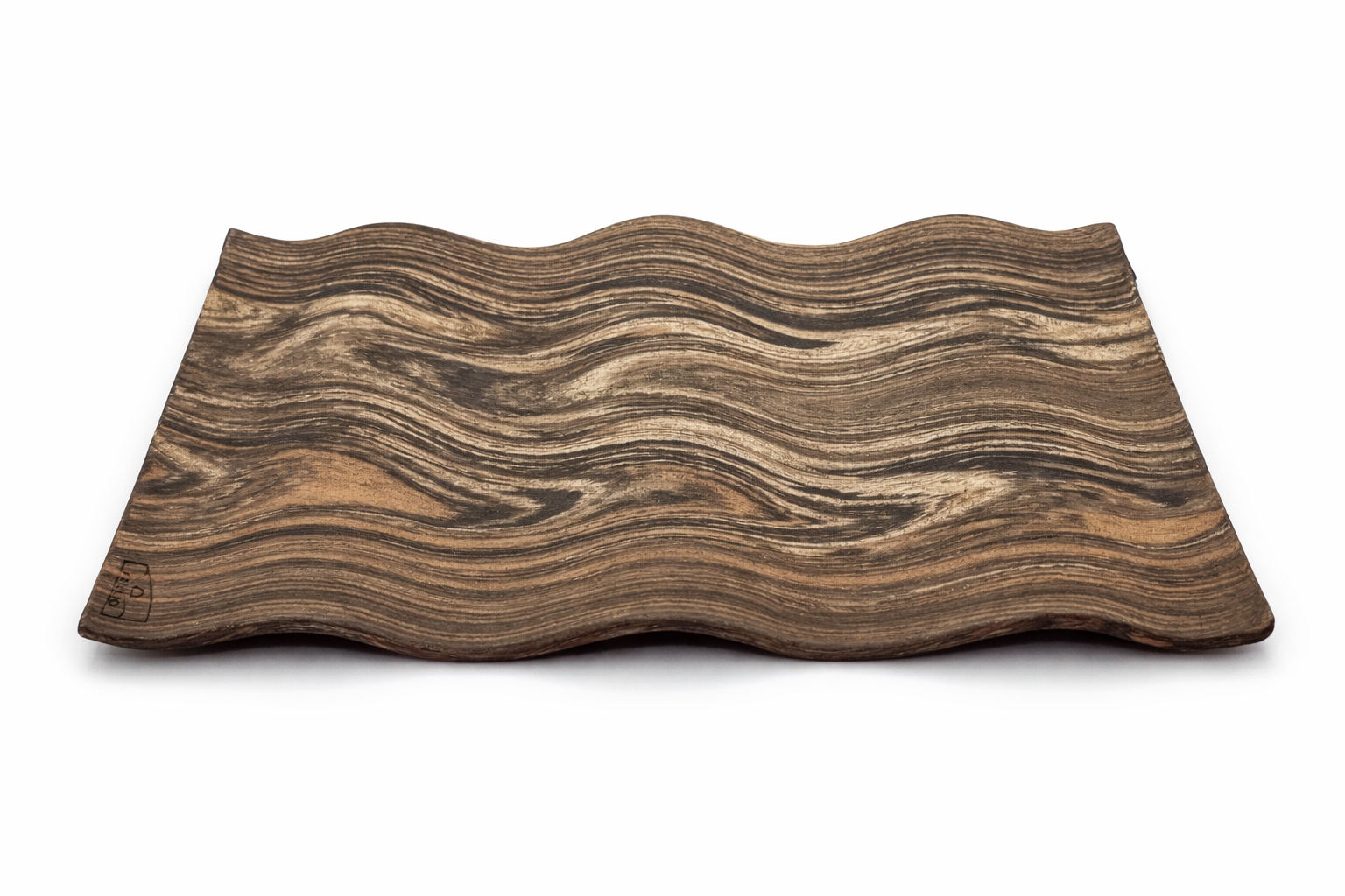 Modern Mokume Trio Stacking Tiles design